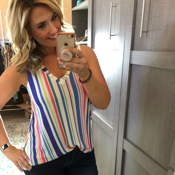 ❗️Last 3! S-L Vertical stripes trendy top - Picture 4 of 5